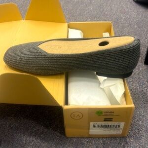 Vivia grey slip ons brand new in box never worn